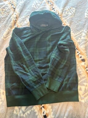 Polo Ralph Lauren Navy Label Green Interior Knit
